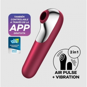 Dual Love Vibrador Succionador Air Pulse