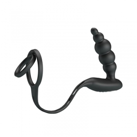 Plug Anal Anillo para Pene Vibración