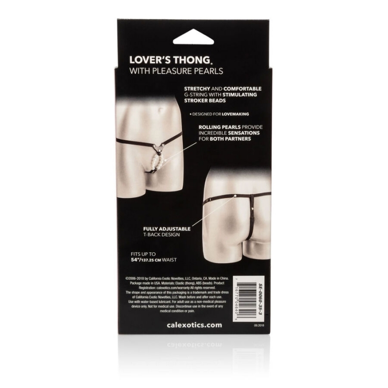 Tanga para Parejas con Perlas de Placer