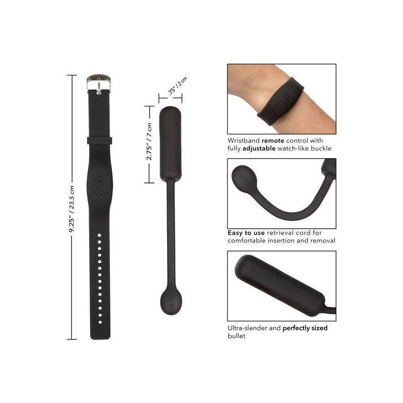Petite Bala Vibradora con Control Remoto de Muñeca