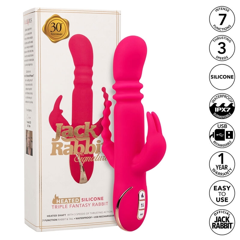 Jack Fantasy Triple Heated Vibrator Rabbit
