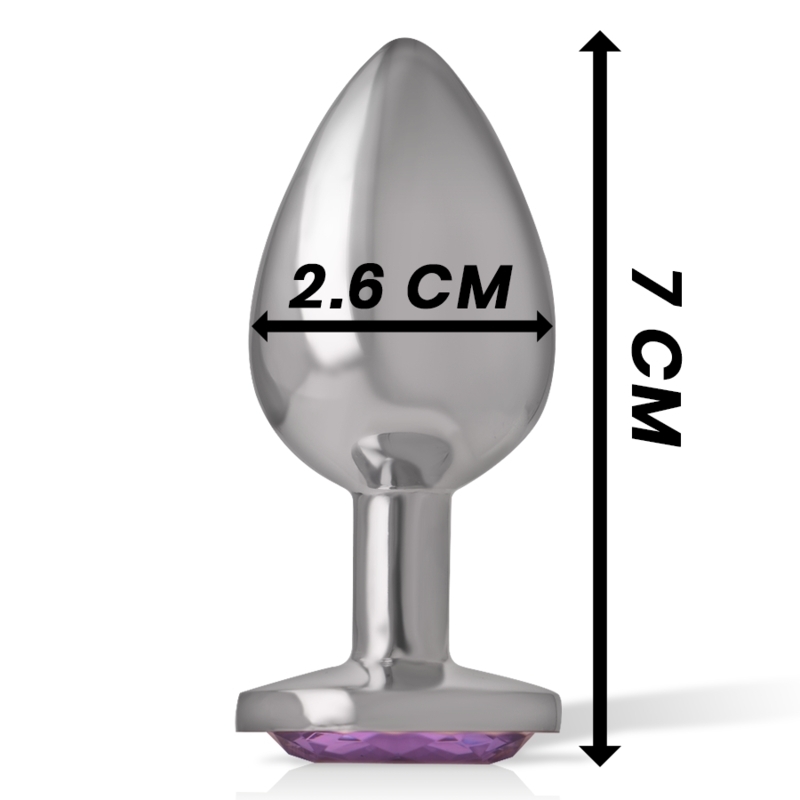 Plug Anal con Cristal Violeta