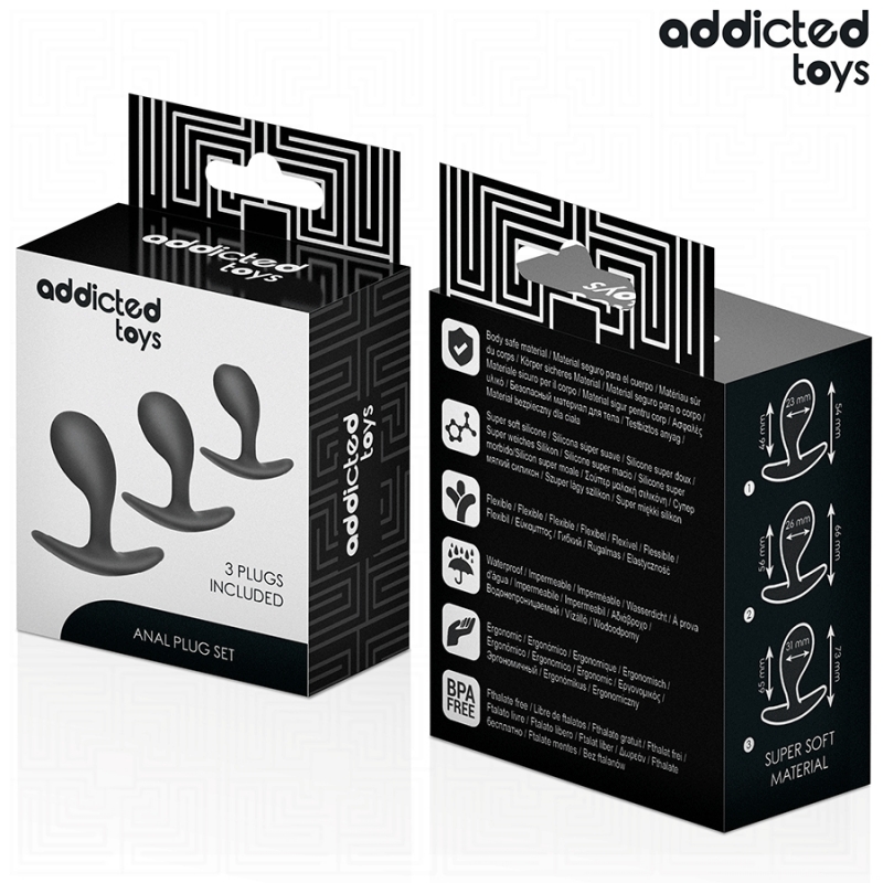 Anal Plug Model 3 Set