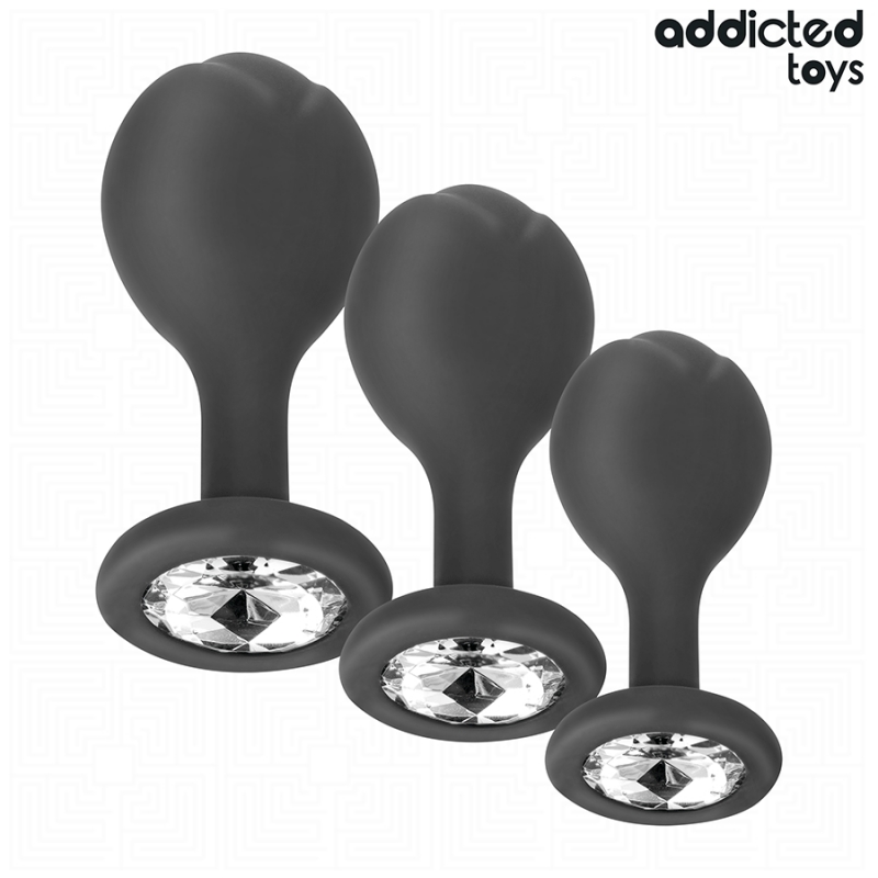 Anal Plug Set with Jewel