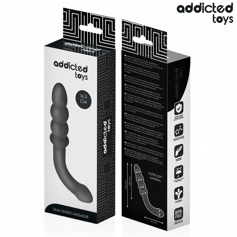 Double Anal Massager 16.5 cm
