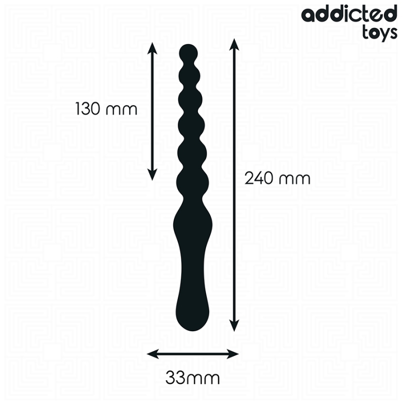 Double Anal Massager 24 cm
