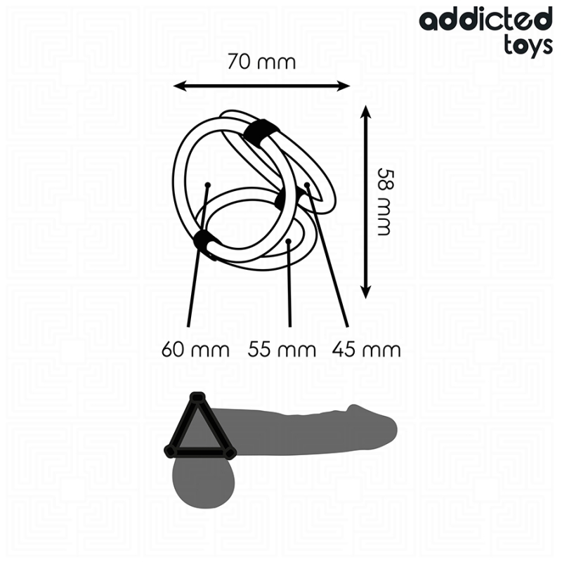 Triple Cock Ring