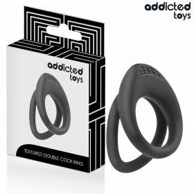 Textured Double Penis Ring
