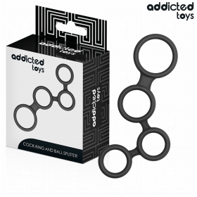 Penis Ring with Testicle Dividers