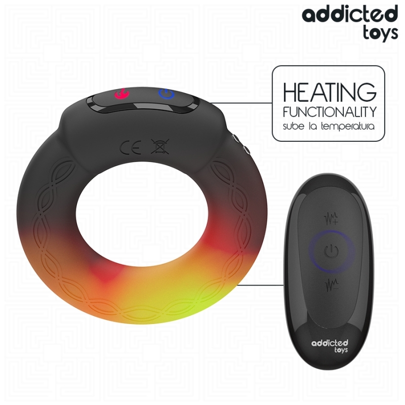 Heating Vibrating Cock Ring
