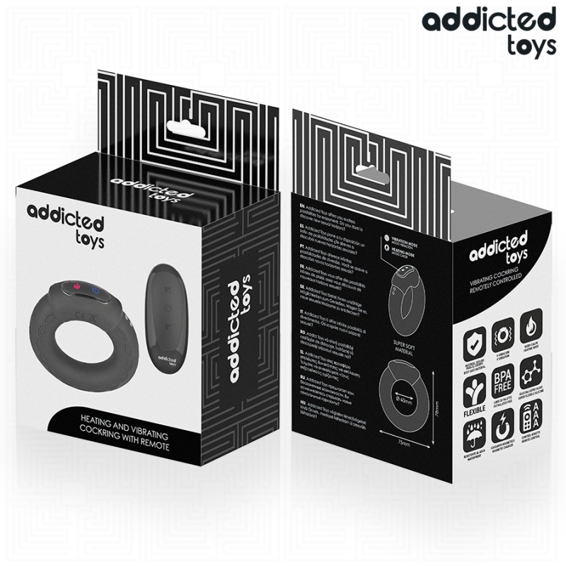 Heating Vibrating Cock Ring