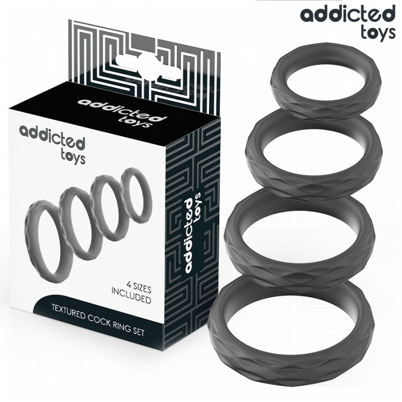 Textured Cock Ring Set