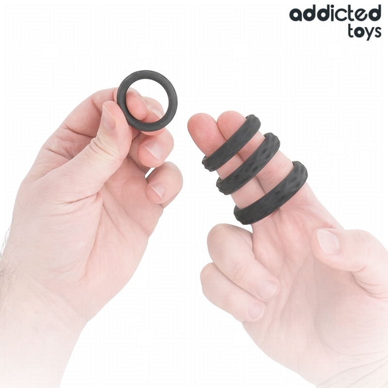 Textured Cock Ring Set