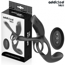 Double Penis Ring with Clitoral Stimulator