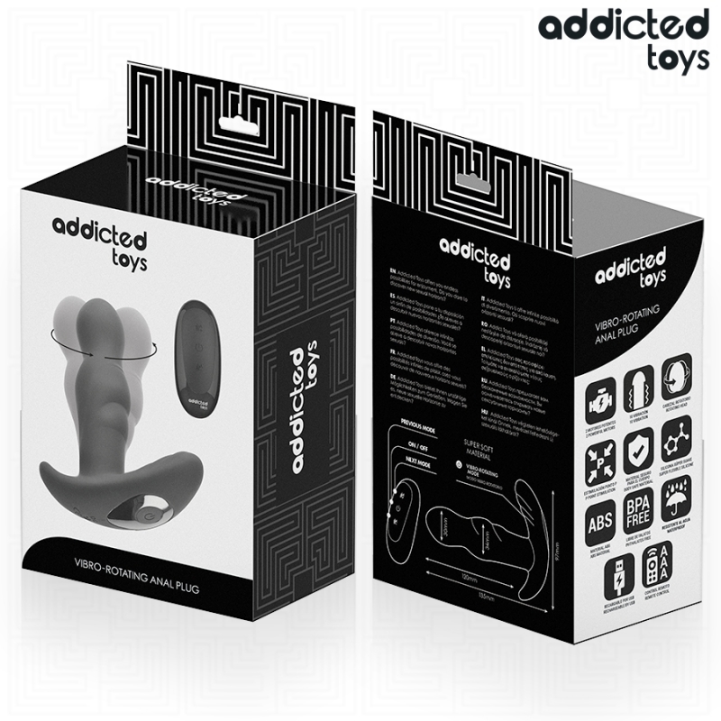 Rotating Vibrating Anal Plug