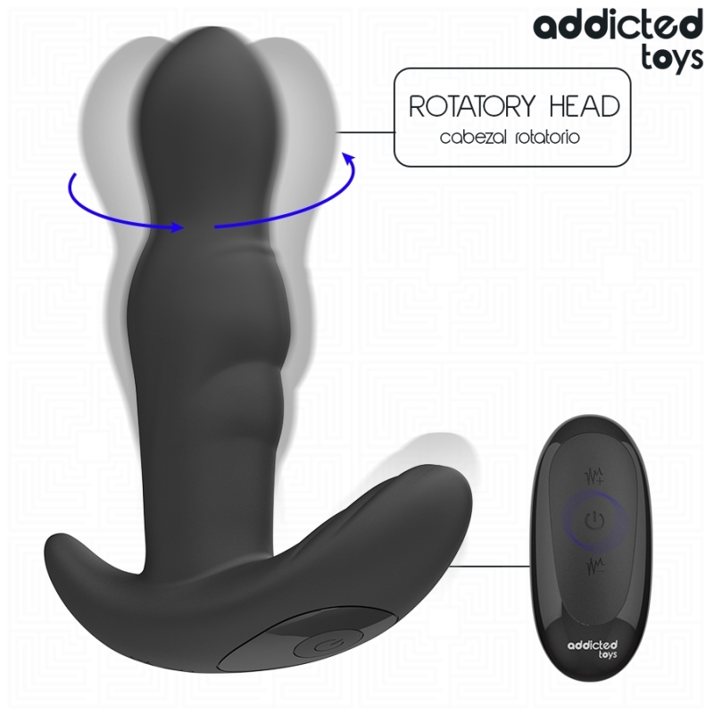 Rotating Vibrating Anal Plug