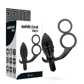 Anal Plug with Double Ring