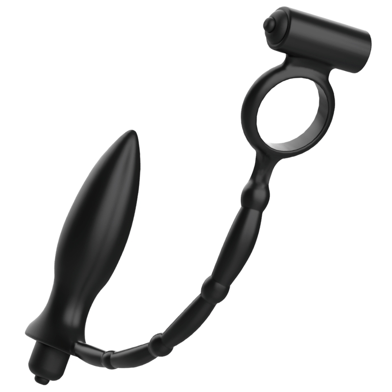 Anal Plug with Vibratory Ring
