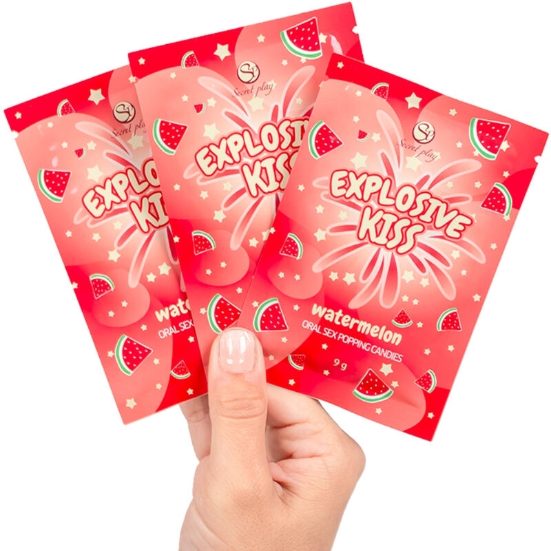 Watermelon Explosive Candies