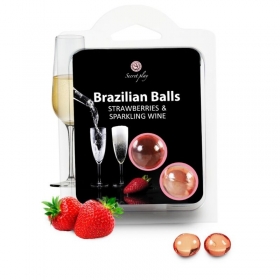 Brazilian Balls Strawberry & Champagne