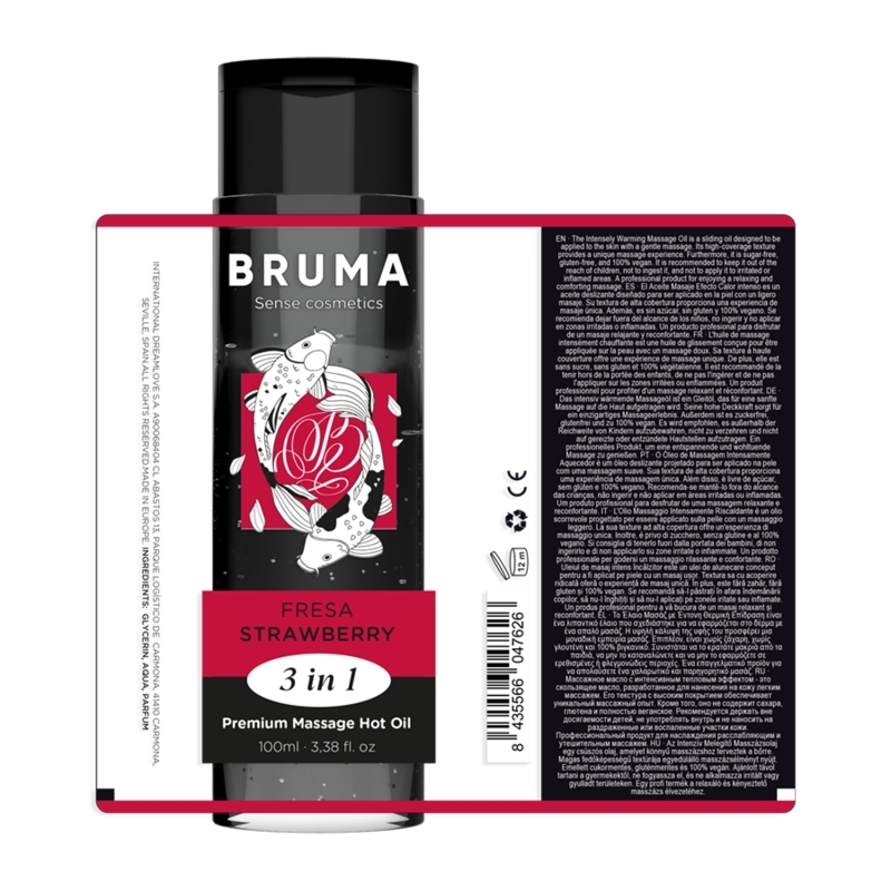 Aceite de masaje 3 en 1 Fresa