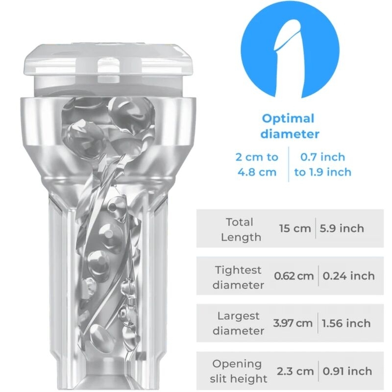 Feel Pocket Stroker Crystal PowerBlow