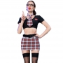 Disfraz Colegiala Negro CR 4425