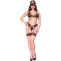 Conjunto Tres Piezas Negro y Rojo CR 4880