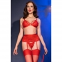 Conjunto Lencería Rojo CR 4895