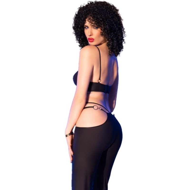 Conjunto Top y Leggings Negro CR 4851