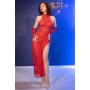 Vestido de Encaje Rojo CR 4853