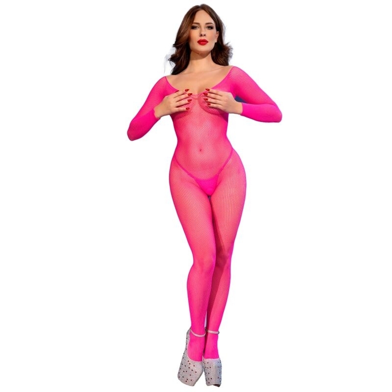Bodystocking Rosa Neón CR 4894
