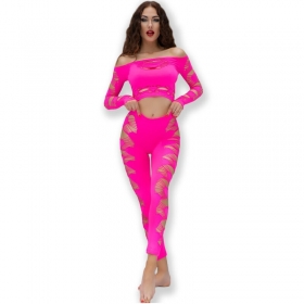 Conjunto de Top y Pantalón Fucsia CR 4632