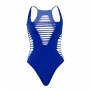 Body Thong Racerback Azul