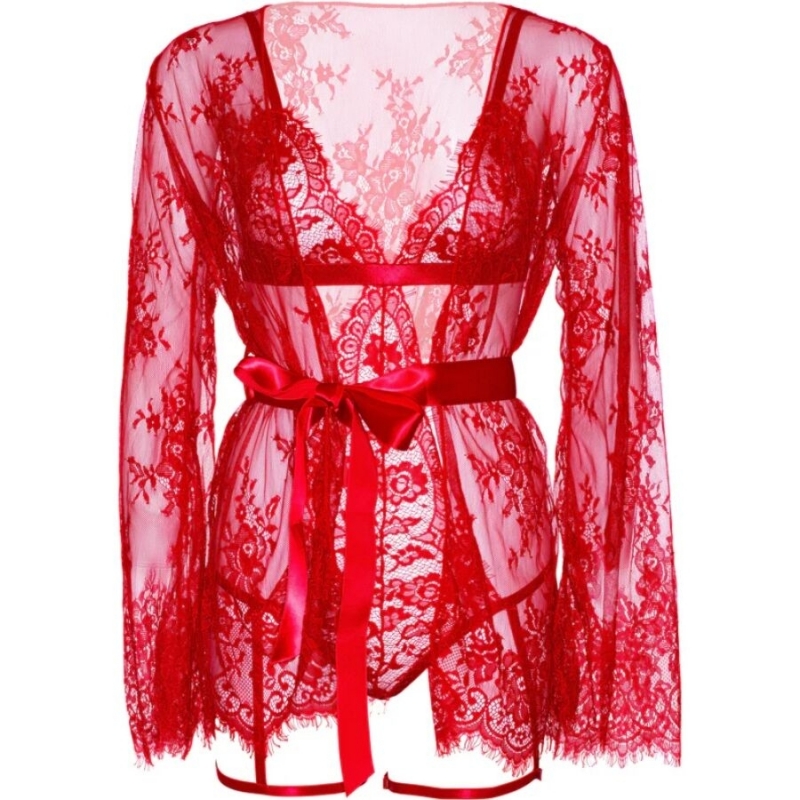Conjunto de Teddy y Bata Rojo 86123