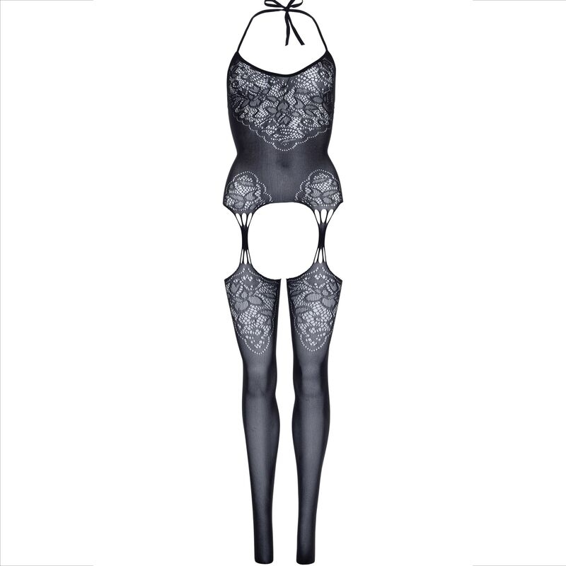 Bodystocking de Encaje Negro