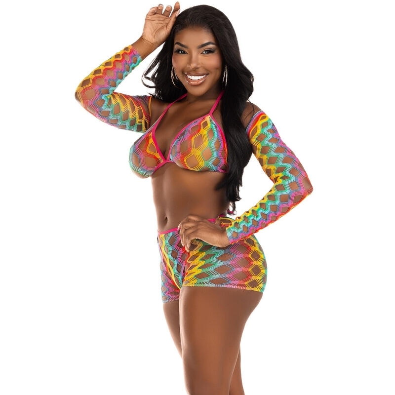 Conjunto de 3 Piezas Multicolor