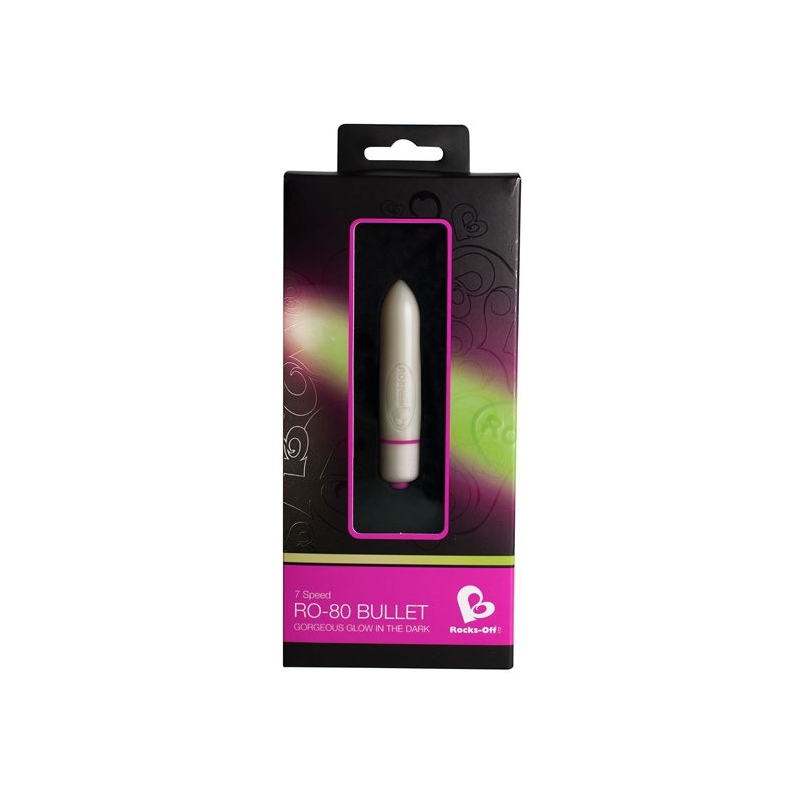 Ro-80 Vibrating Bullet Gold Glow in the Dark