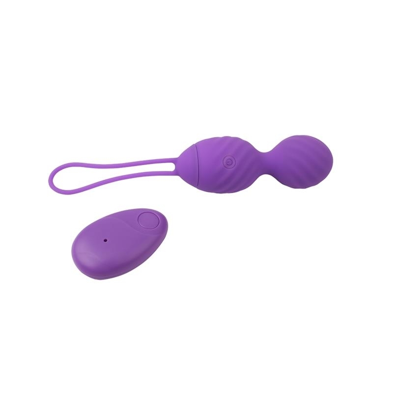 Huevo Vibrador Control Remoto Ridged USB Silicona 7.4