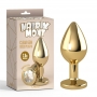 Plug Anal de Metal con Joya Talla M