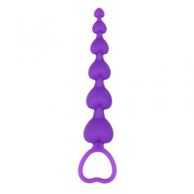 Cadena Anal Heart Booty Beads