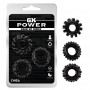 Kit 3 Anillos Pene Gear Up Transparente