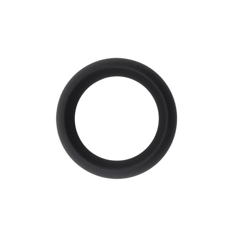 Anillo para el Pene Infinity Silicona M Negro