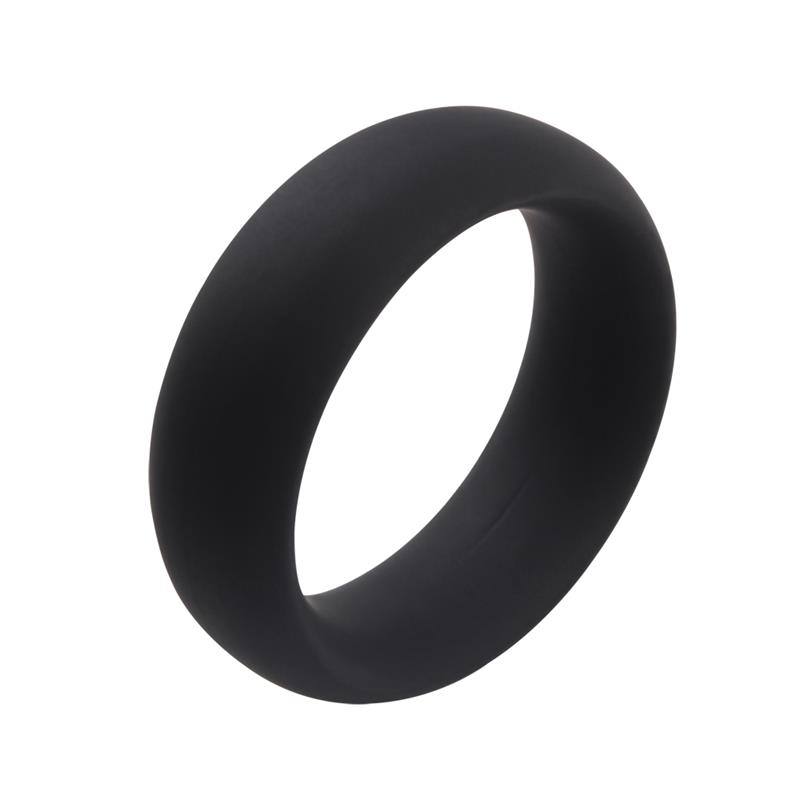 Anillo para el Pene Infinity Silicona M Negro