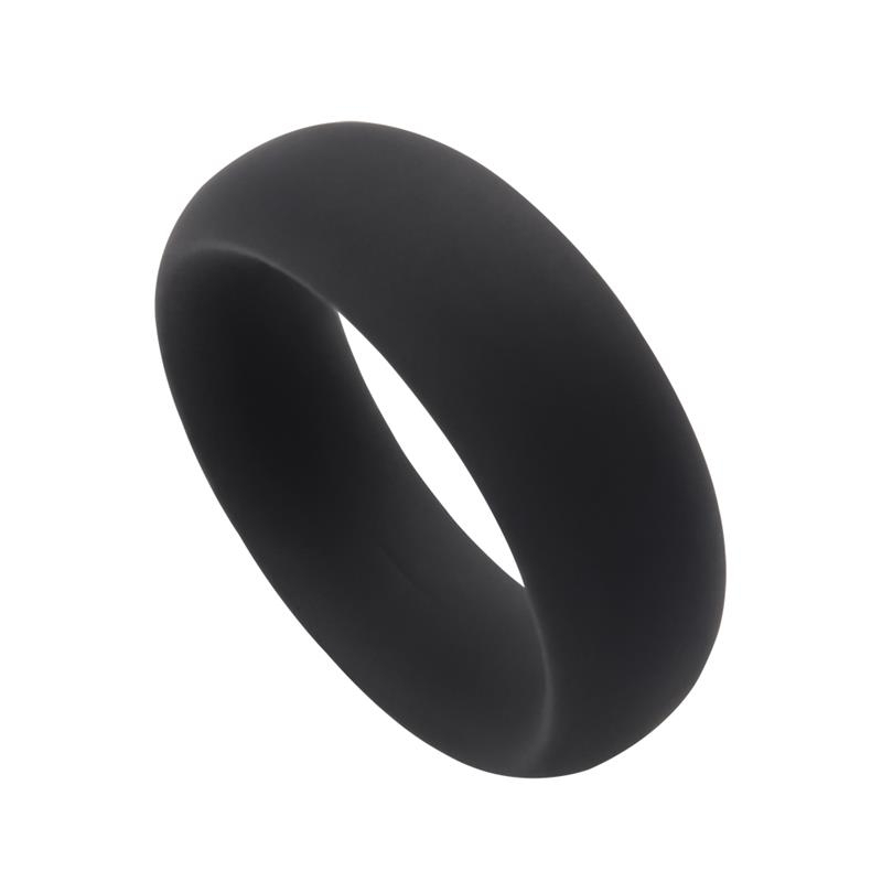 Anillo para el Pene Infinity Silicona M Negro