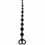 Cadena Anal 30.8 x 2.4 cm Silicona Negro