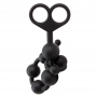 Cadena Anal 30.8 x 2.4 cm Silicona Negro