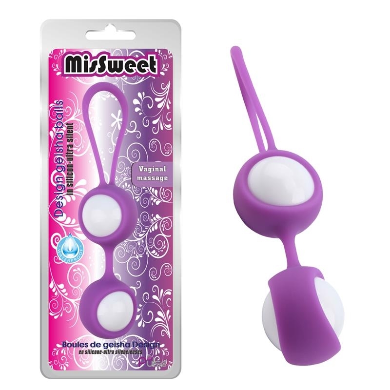 Bolas Geisha MisSweet 17.7 cm Silicona Rosa