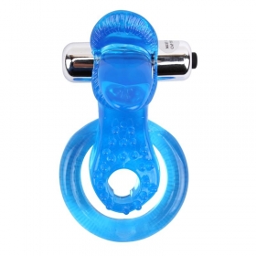 Anillo Vibrador para el Pene The Tongue Transparente