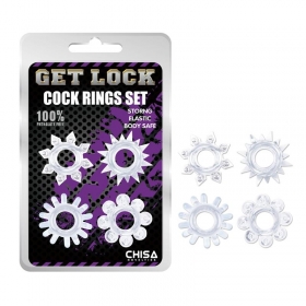 Set de Anillos para el Pene Negro